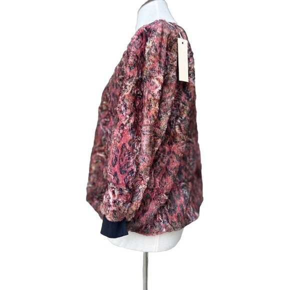 Diesel Women's F-Riga 3/4 Sleeve Sweatshirt V-Neck Sweater Size Small $248 Italy - Picture 4 of 16